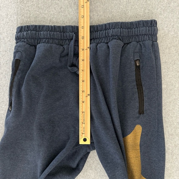 True Religion Jogger Mens Small Blue Gold Loungewear Sweatpants Pull On   READ - Picture 12 of 15